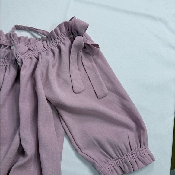 Iris Ruffled Blouse in Lavender - Picture 4 of 4